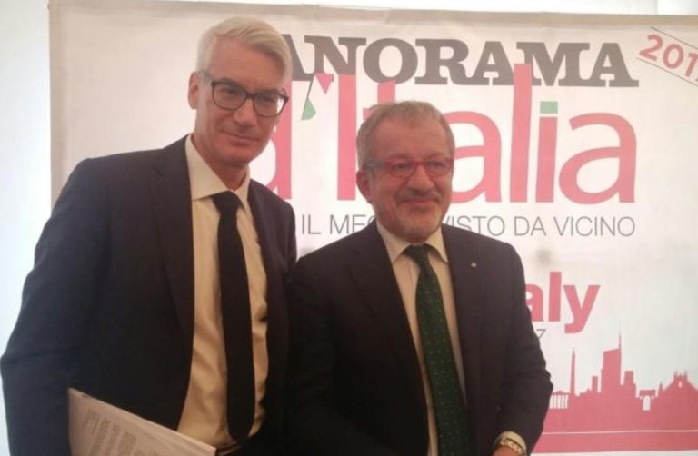 Giordano Fatali | Founder CEO for LIFE | with Roberto Maroni, former Minister of Labour
