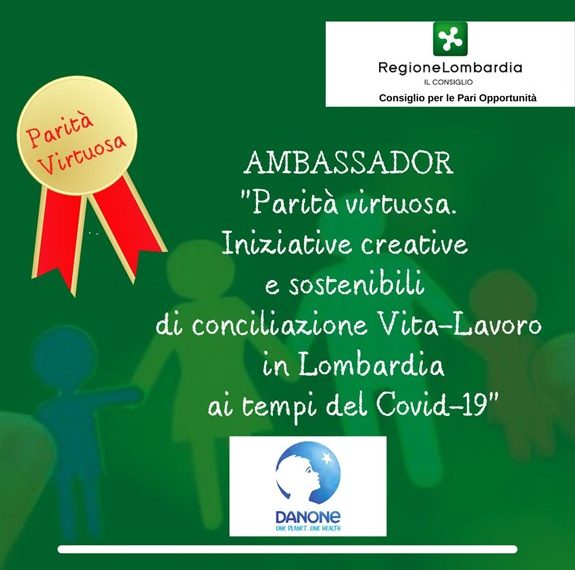 Danone viene nominata Ambasciatrice di #ParitàVirtuosa