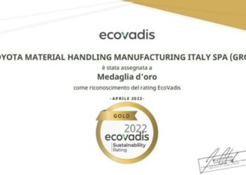 Riconfermato per il 2022 l’impegno sostenibile di TMHMI attraverso la certifcazione EcoVadis