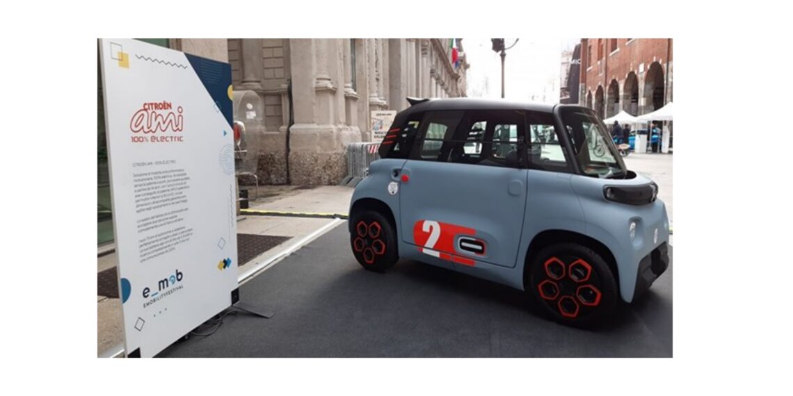 Citroën Ami – 100% ëlectric protagonista di “e_mob” di Milano