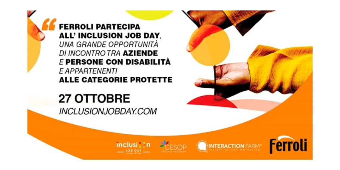 Ferroli presente all’Inclusion Job Day