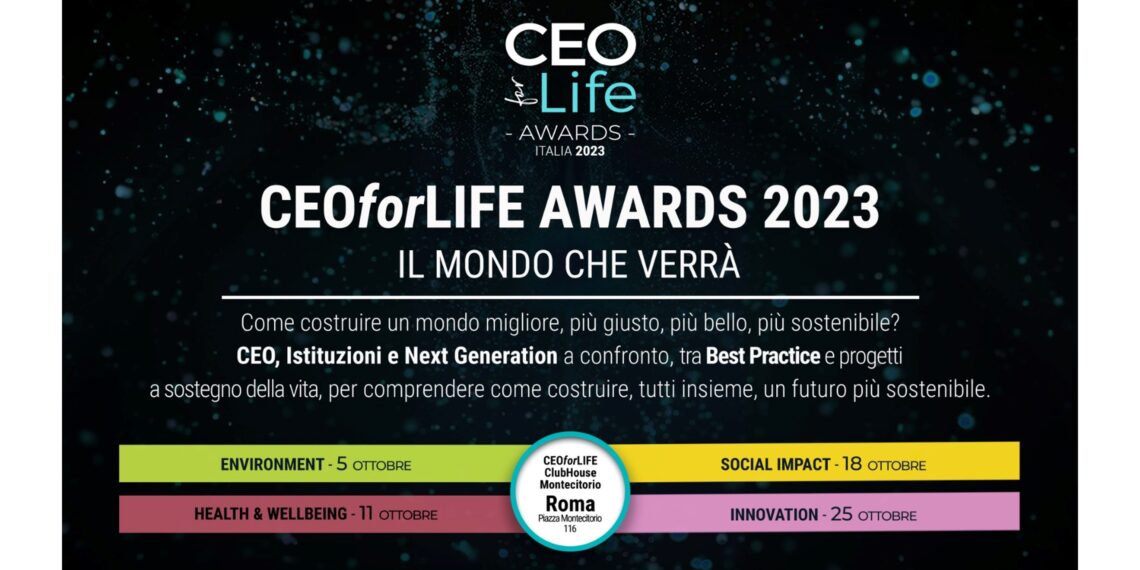 Comunicato Stampa CEOforLIFE Awards 2023 – Il Mondo che verrà